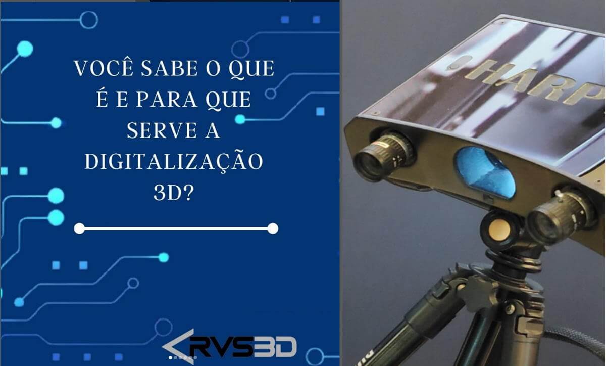 Eficiência de digitalização 3D em engenharia reversa